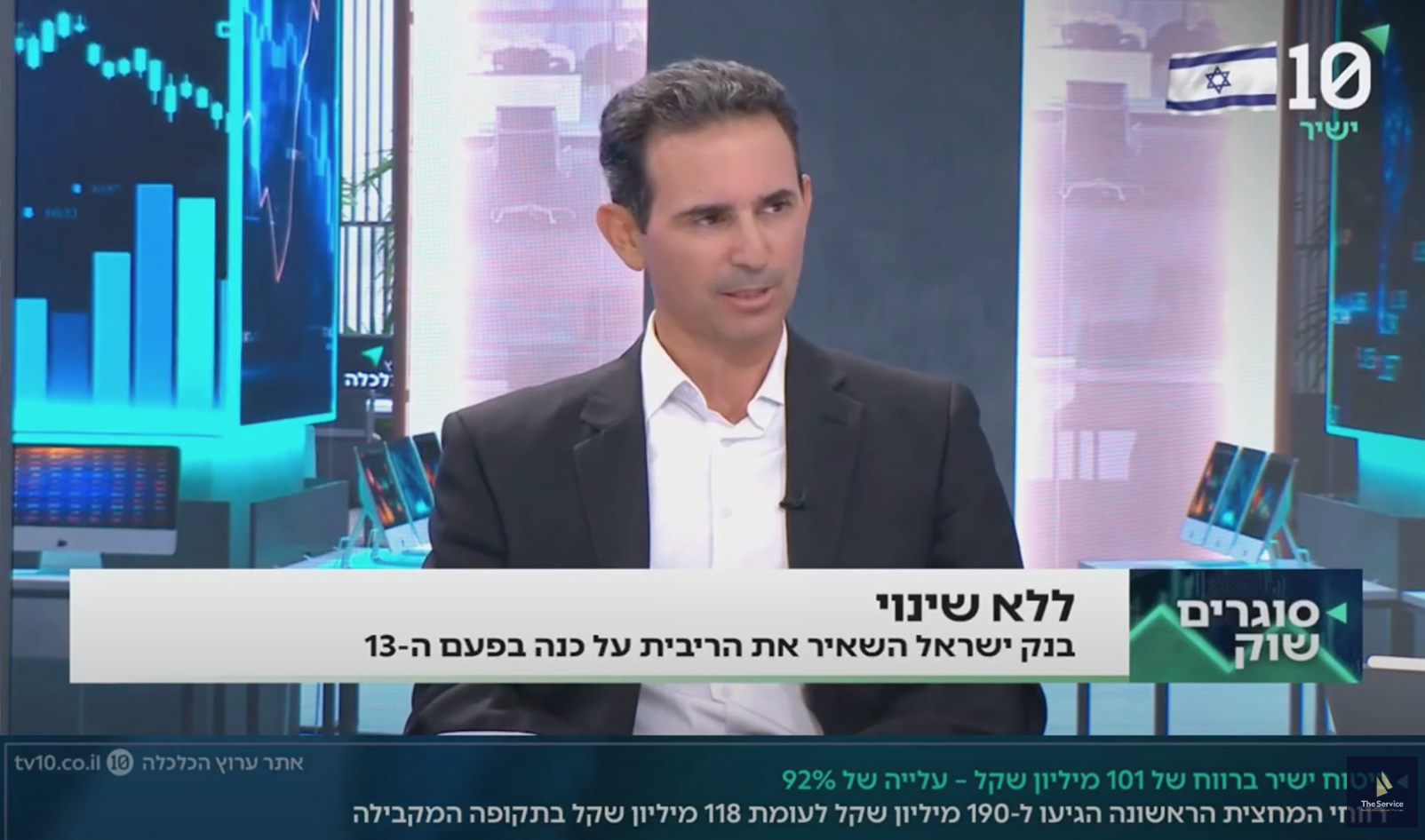 צפו: גיל קורן, מנכ"ל דה סרוויס, על חוסר הוודאות, האינפלציה והחלטות הנגיד | ערוץ הכלכלה